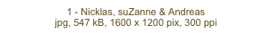 1 - Nicklas, suZanne & Andreas jpg, 547 kB, 1600 x 1200 pix, 300 ppi